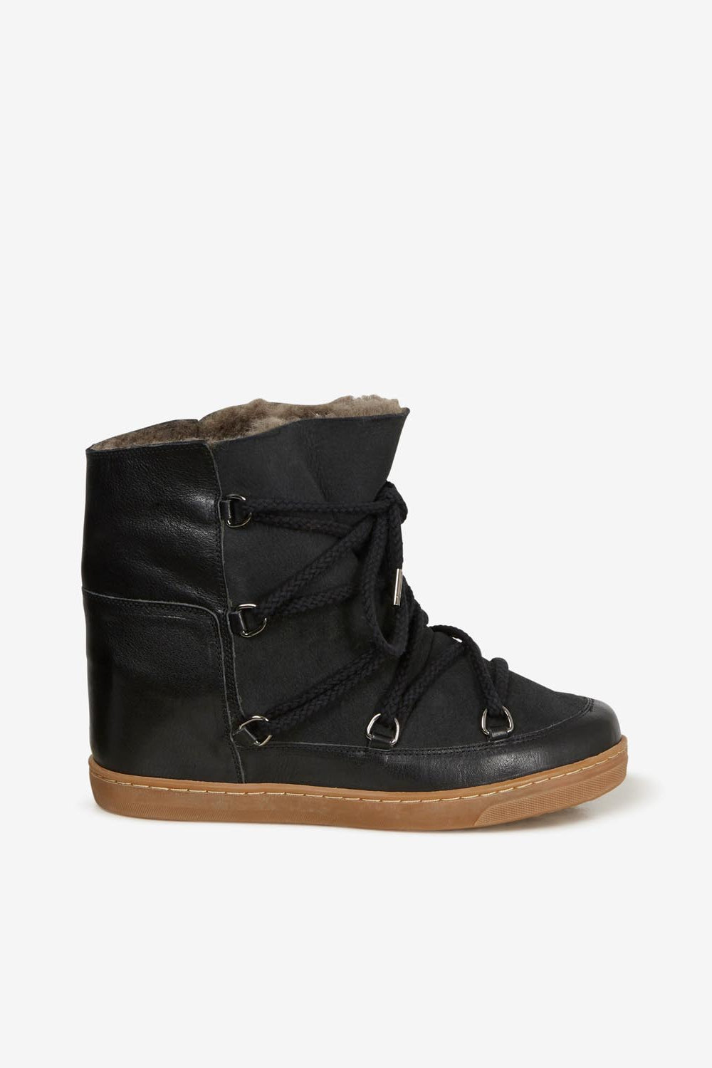 Nowles shearling-lined snow boots - Black - Woman - 5