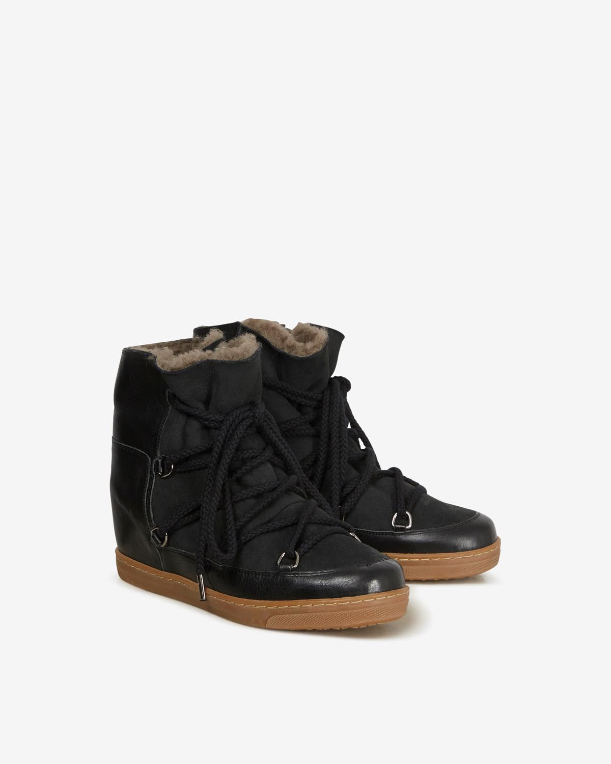 ​doposci foderati in shearling nowles - Nero - Woman - 3
