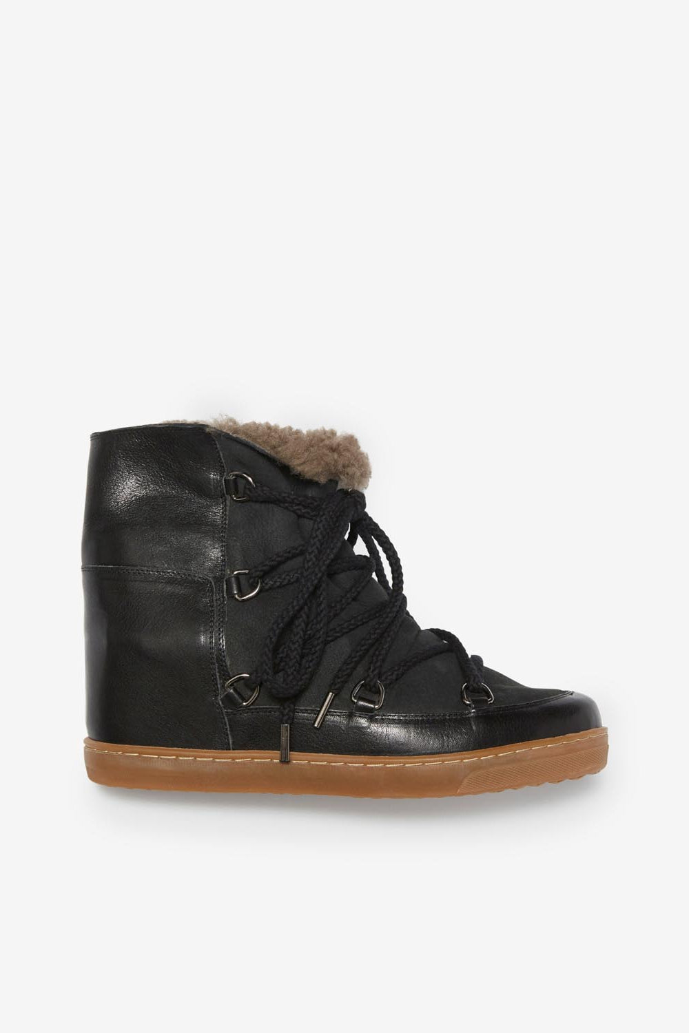 Nowles shearling-lined snow boots - Black - Woman - 1