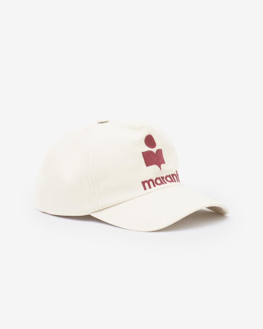 Tyrony Cap Woman ecru and red | ISABEL MARANT Official  display picture 3