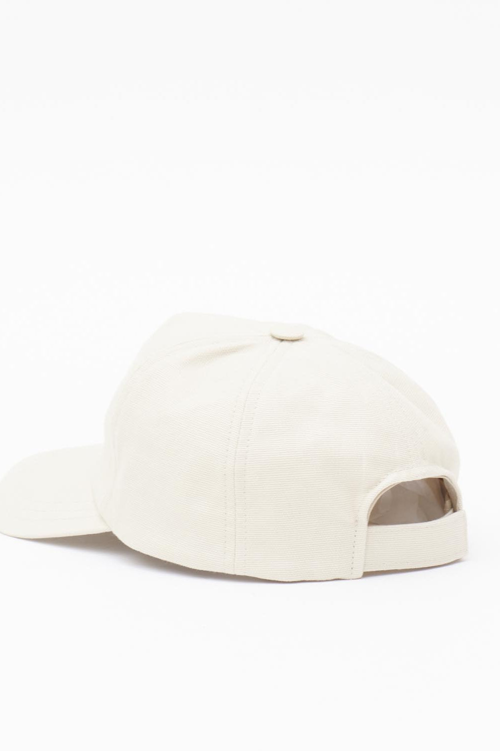 Casquette en toile à logo brodé tyrony - Écru et rouge - Woman - 2
