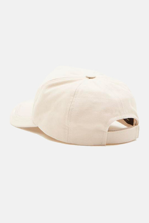 Casquette en toile à logo brodé tyronyh - Écru et noir - Man - 2