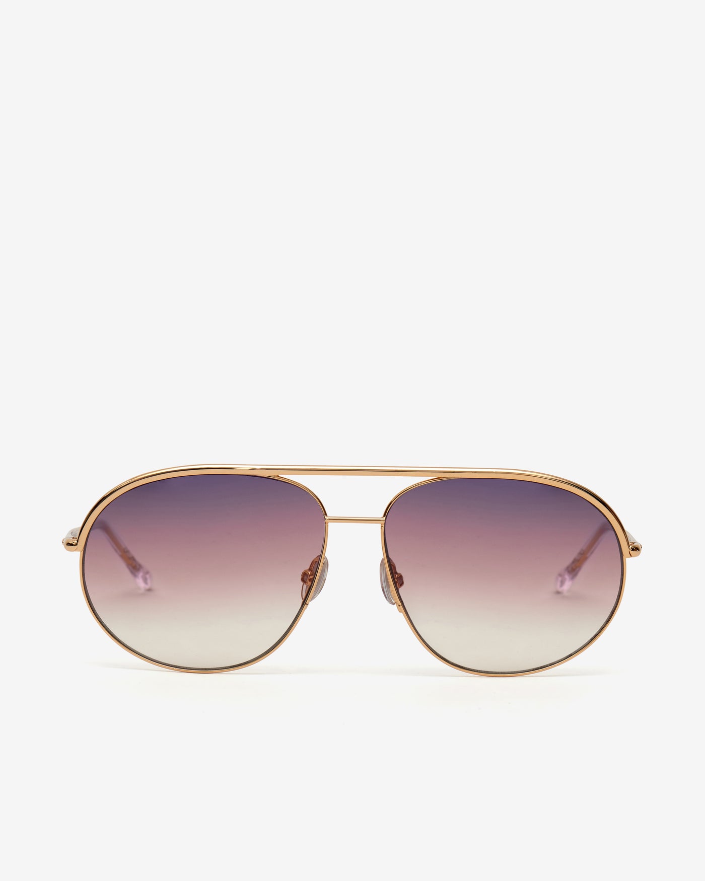 Lunettes de soleil aviateur tymo - Or rose - gris - Woman - 1