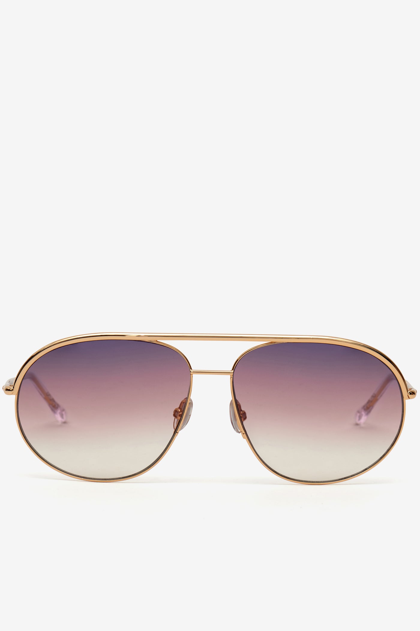 Aviator-sonnenbrille tymo - Pink gold-gray pk be s - Woman - 1