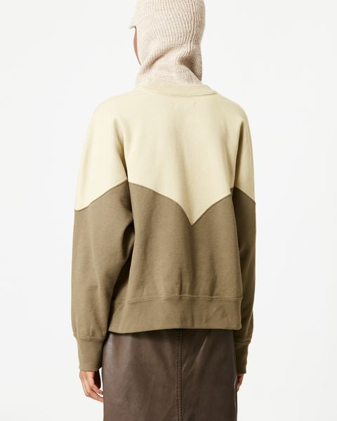 Sweatshirt houston Woman Khaki 4