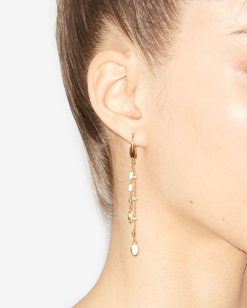 Casablanca earrings Woman Ecru 1
