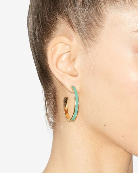 Casablanca earrings Woman Turquoise 1