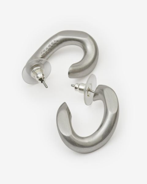 Links earrings Woman Silver 1