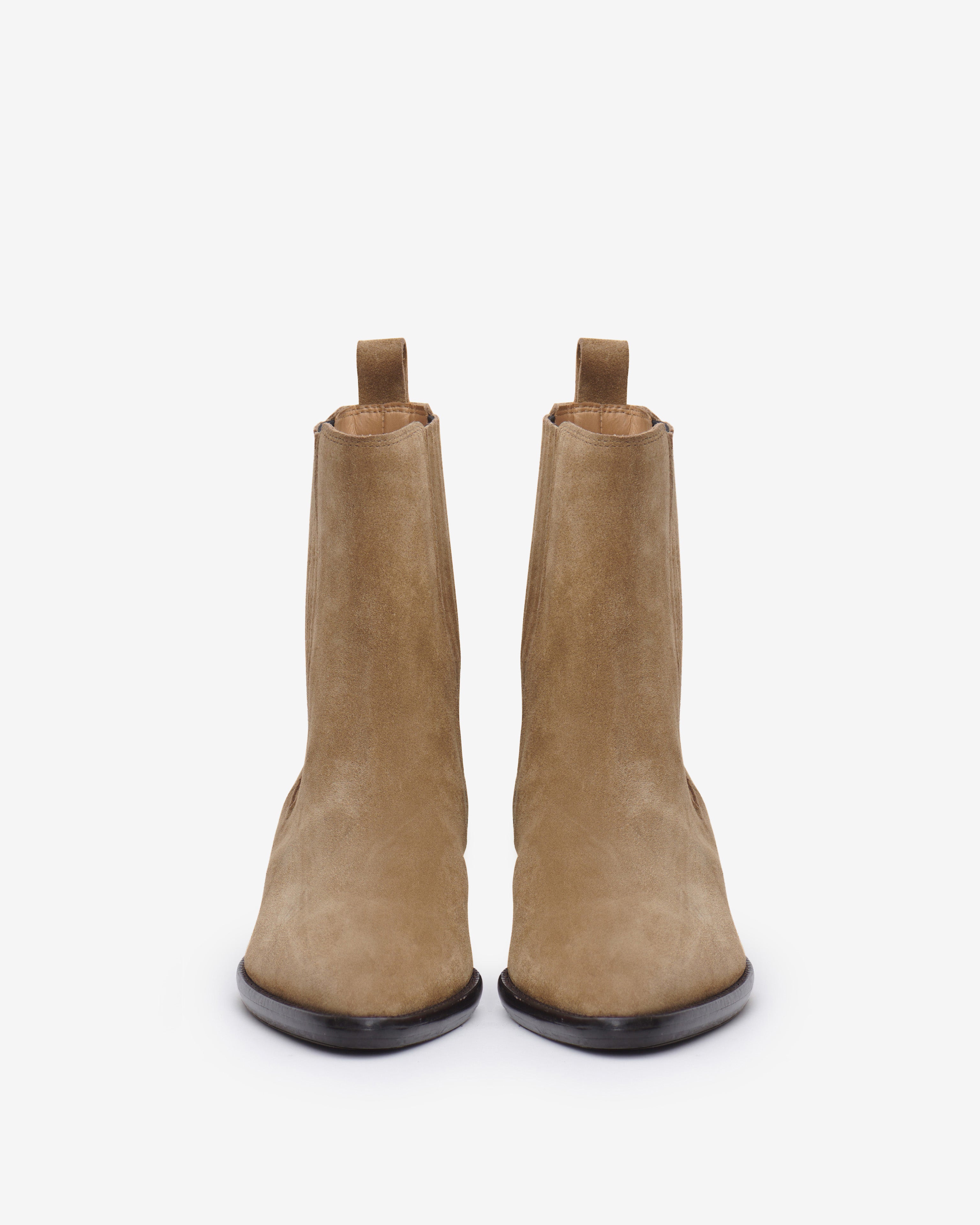 Delena botas bajas Woman Taupe 3