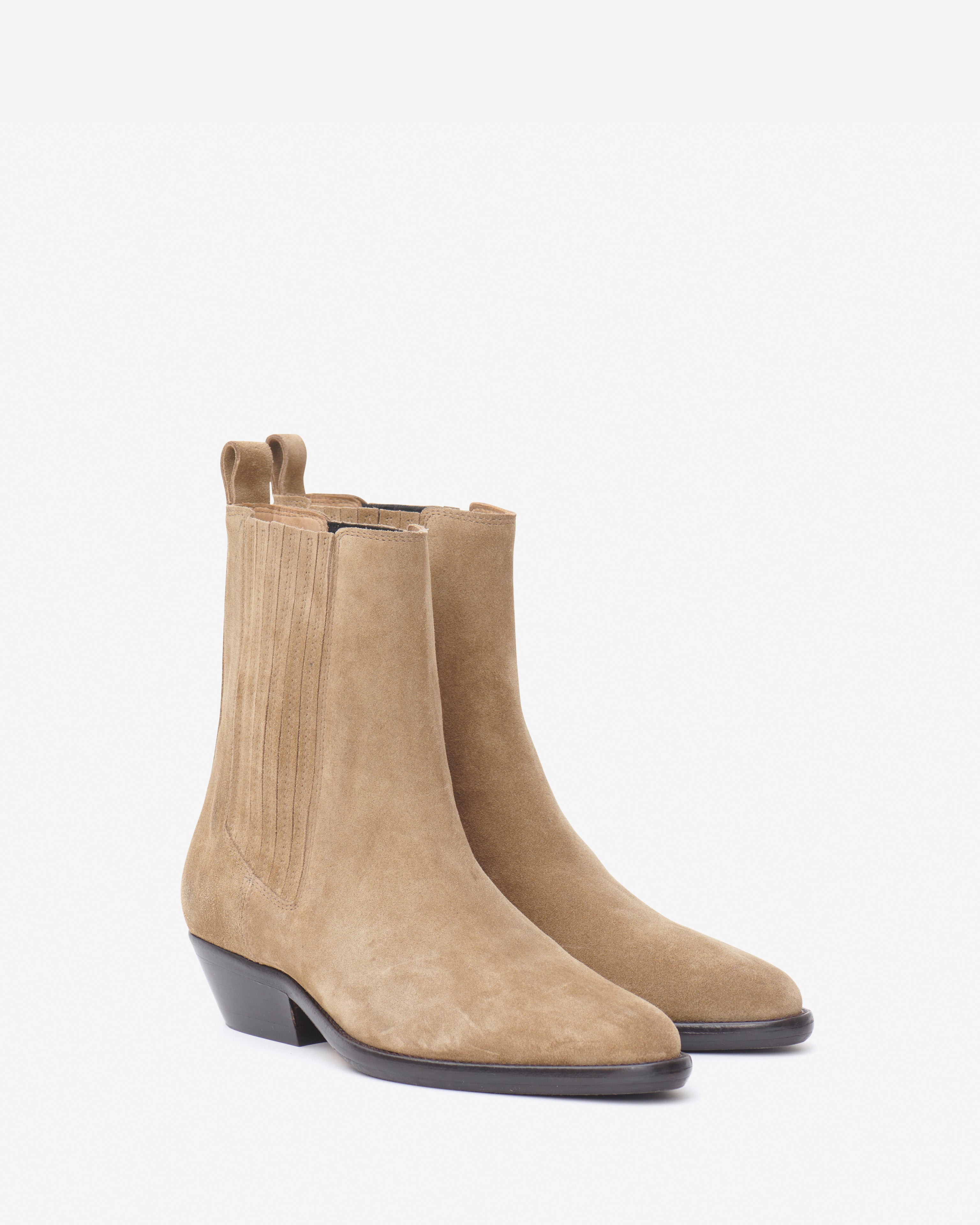 Delena botas bajas Woman Taupe 2