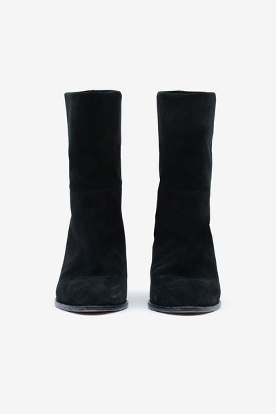 Rouxa suede ankle boots - Black - Woman - 4