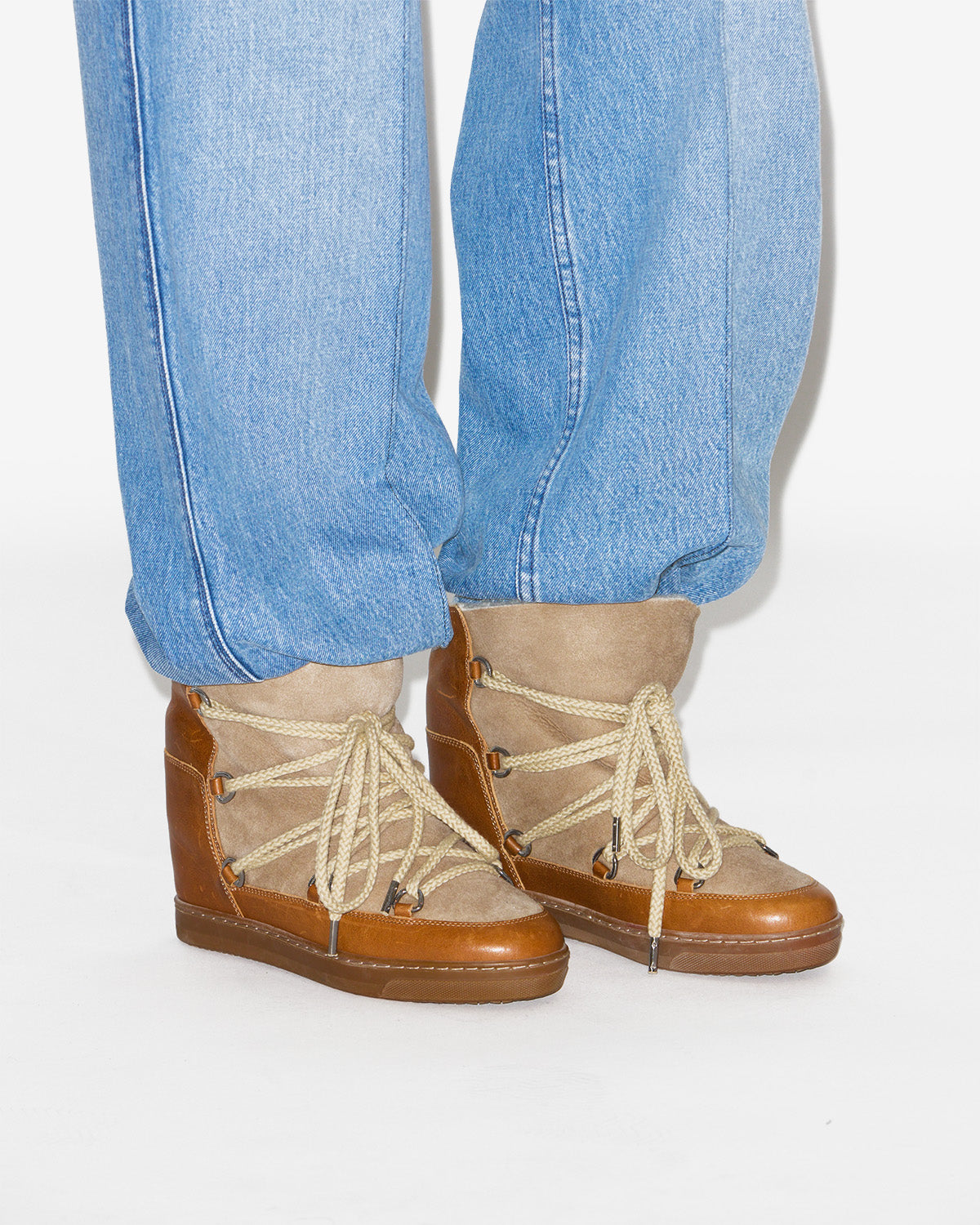 Nowles lined après-ski boots - Camel - Woman - 4