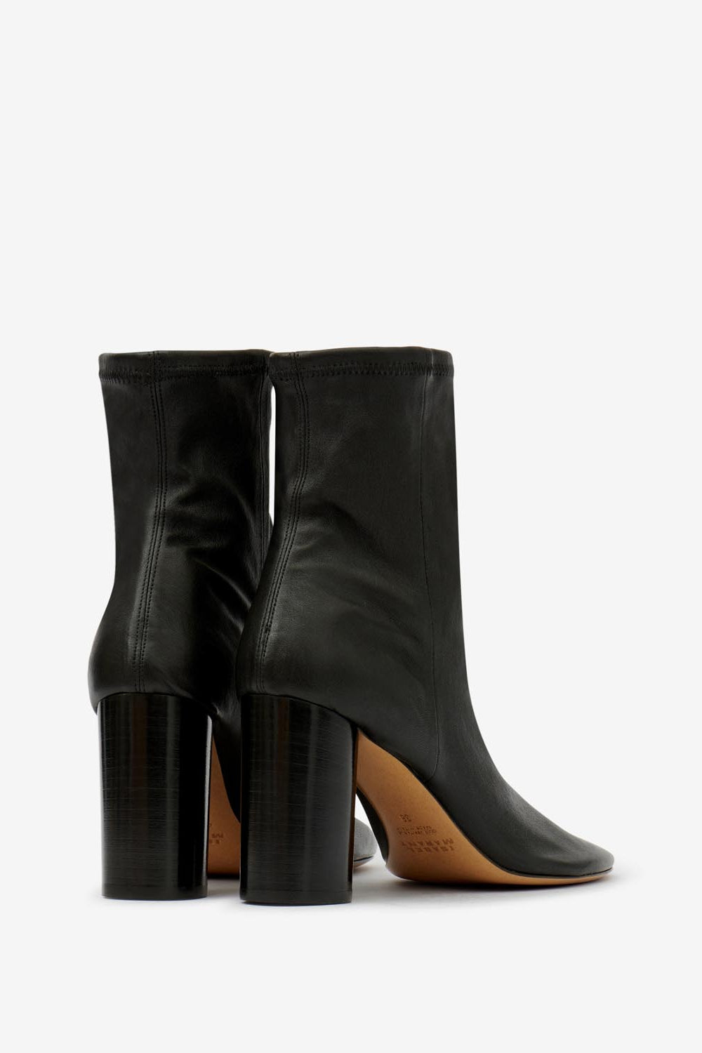 Stivaletti in morbida pelle con tacco alto - Nero - Woman - 3