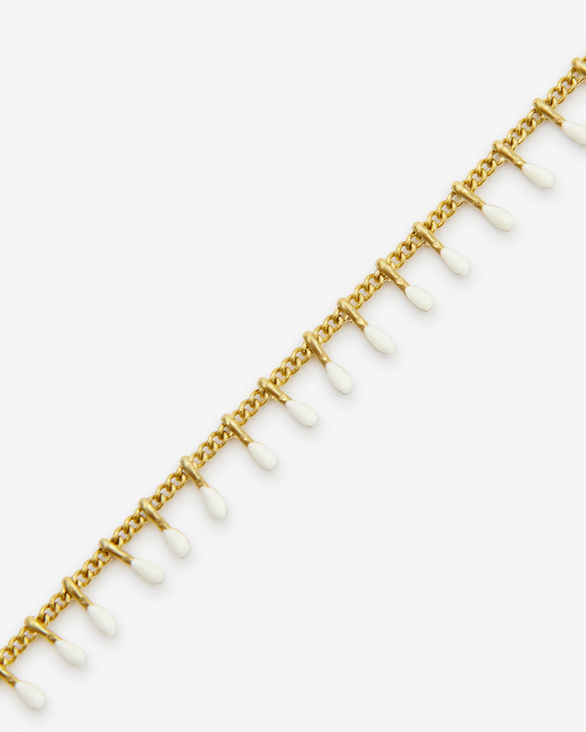 Casablanca 골드 톤 황동 체인 브레이슬릿 - 에크루 - Woman - 3