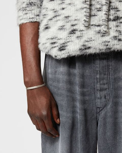 Idealist man elaborate cuff bracelet - Silver - Man - 3