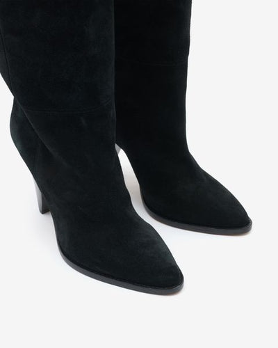 Ririo suede leather boots - 黒 - Woman - 7