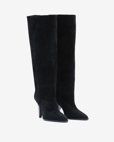 Ririo suede leather boots - 黒 - Woman - 6