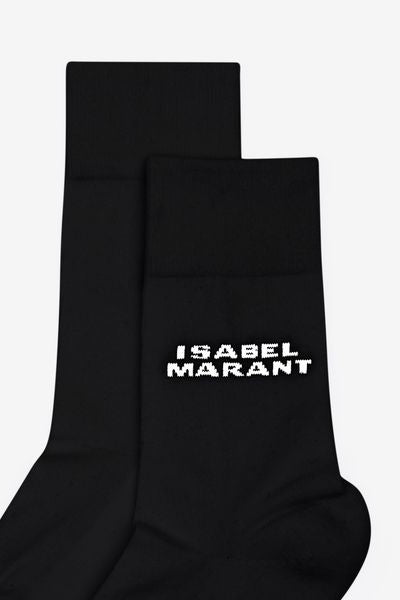 Chaussettes à logos dawi - Noir - Woman - 4