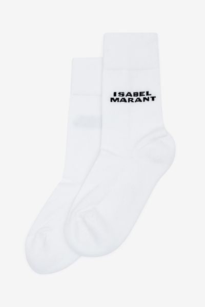 Chaussettes à logos dawi - Blanc - Woman - 2