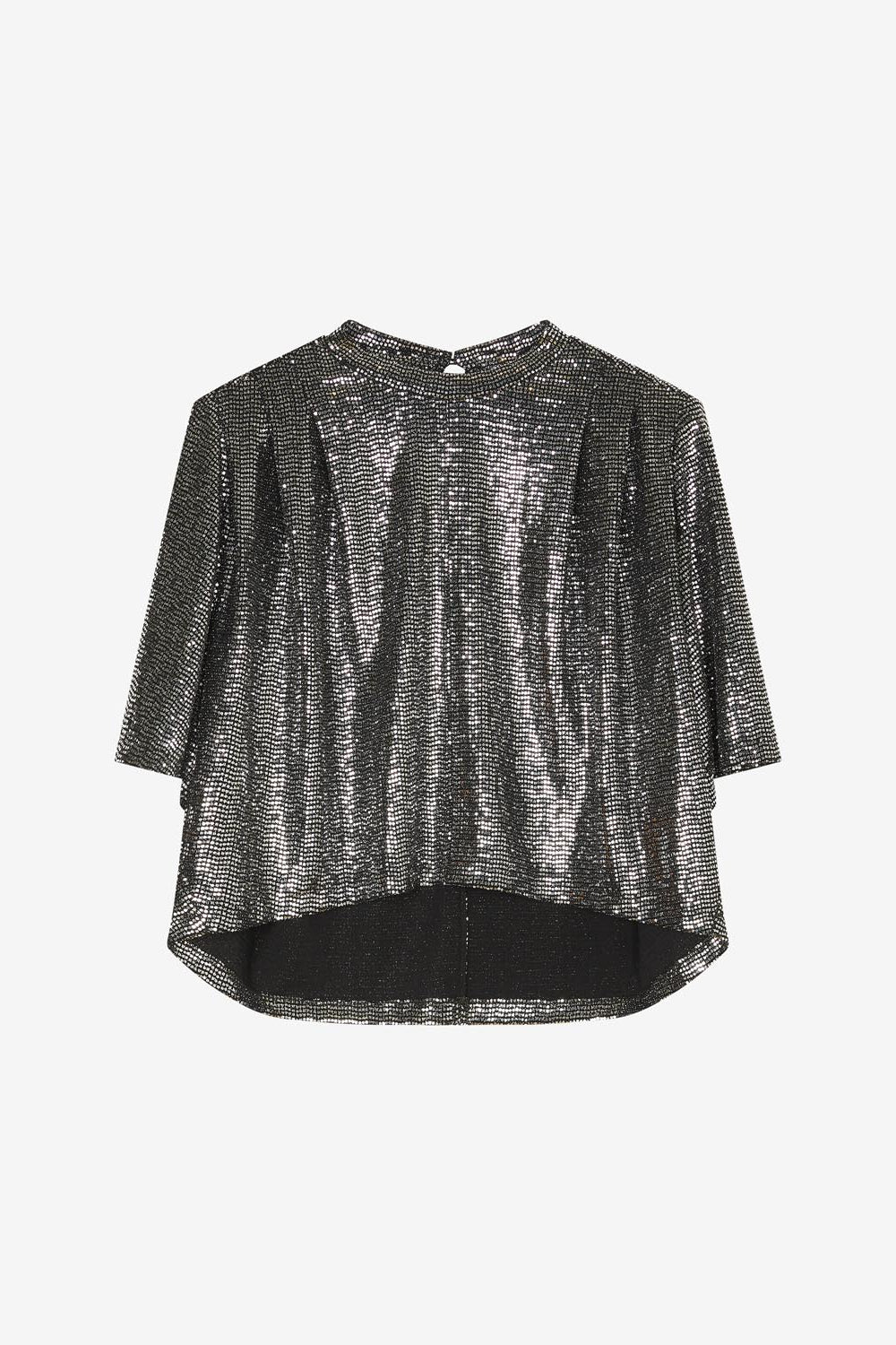 Delfi 3/4 sleeve top - Argento - Woman - 1