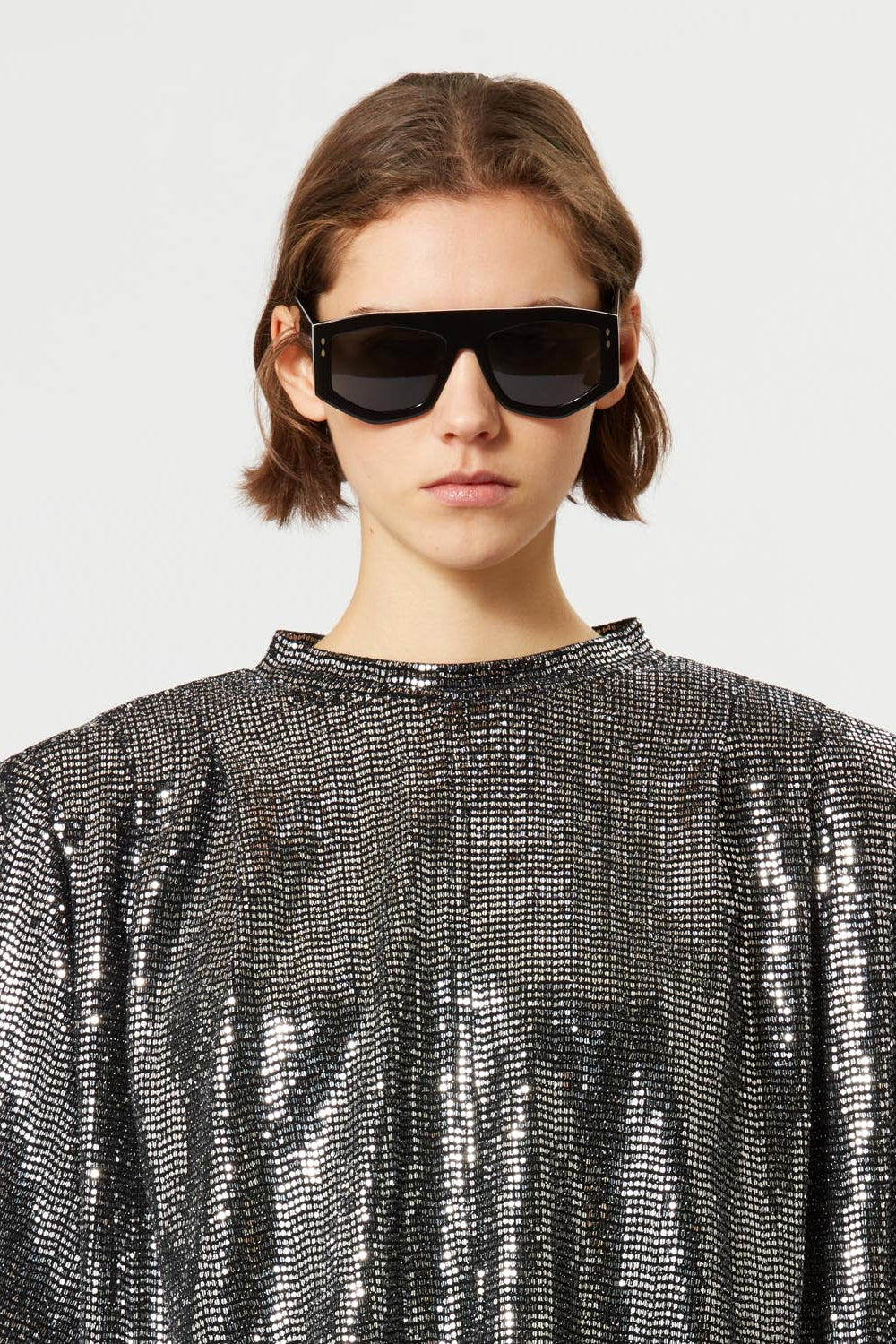 Delfi 3/4 sleeve top - Argento - Woman - 4