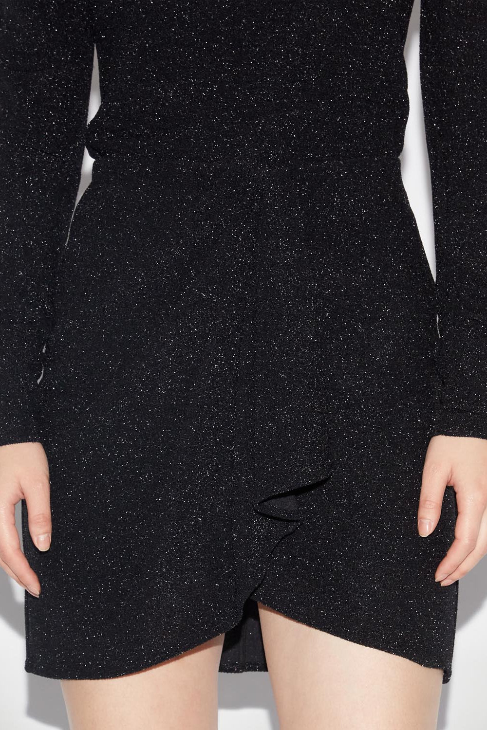 Bergen short sequin skirt - Black - Woman - 5