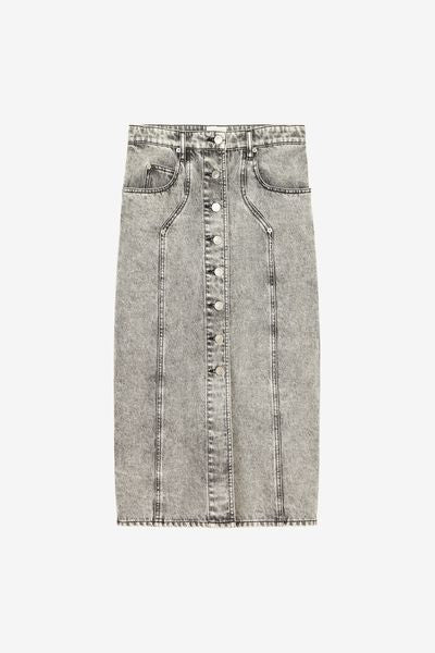 Vandy skirt - Light gray - Woman - 1