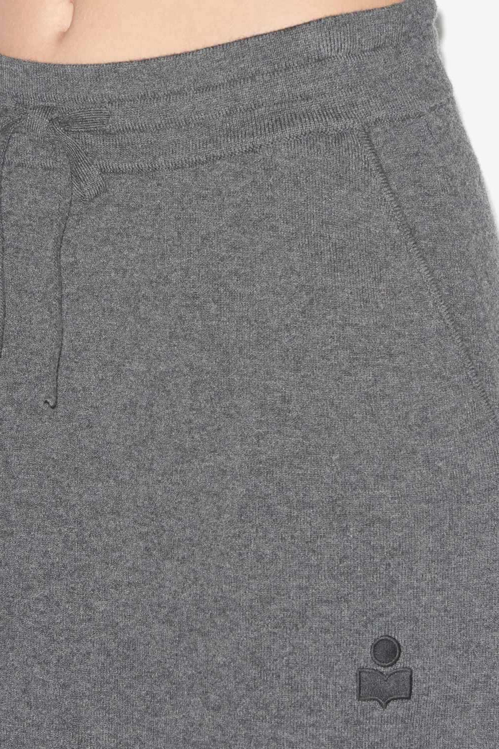 Gonna corta amaline in maglia - Anthracite - Woman - 3