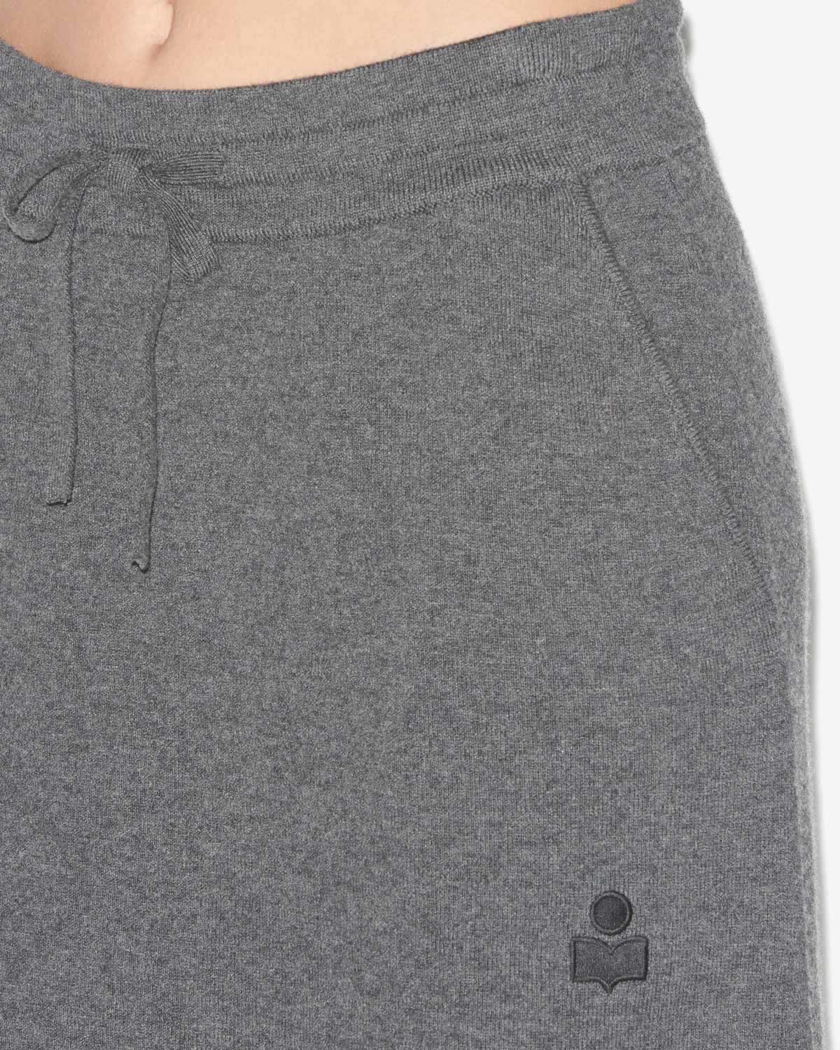 Amaline short knit skirt - Anthracite - Woman - 2