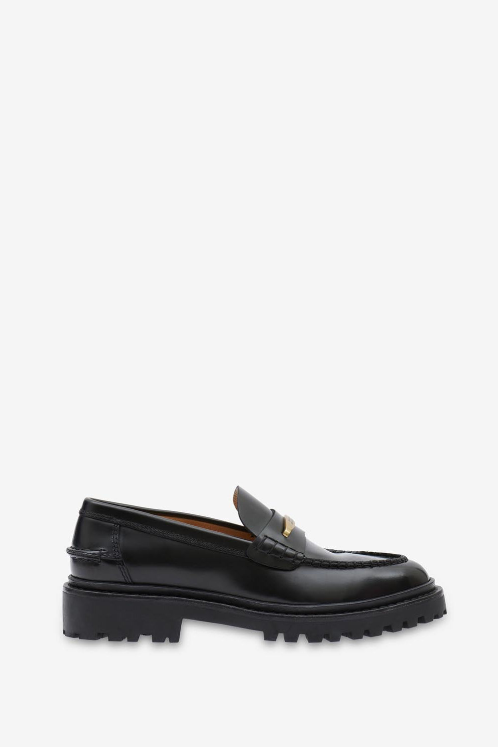 Mocassins en cuir frezza - Noir - Woman - 1