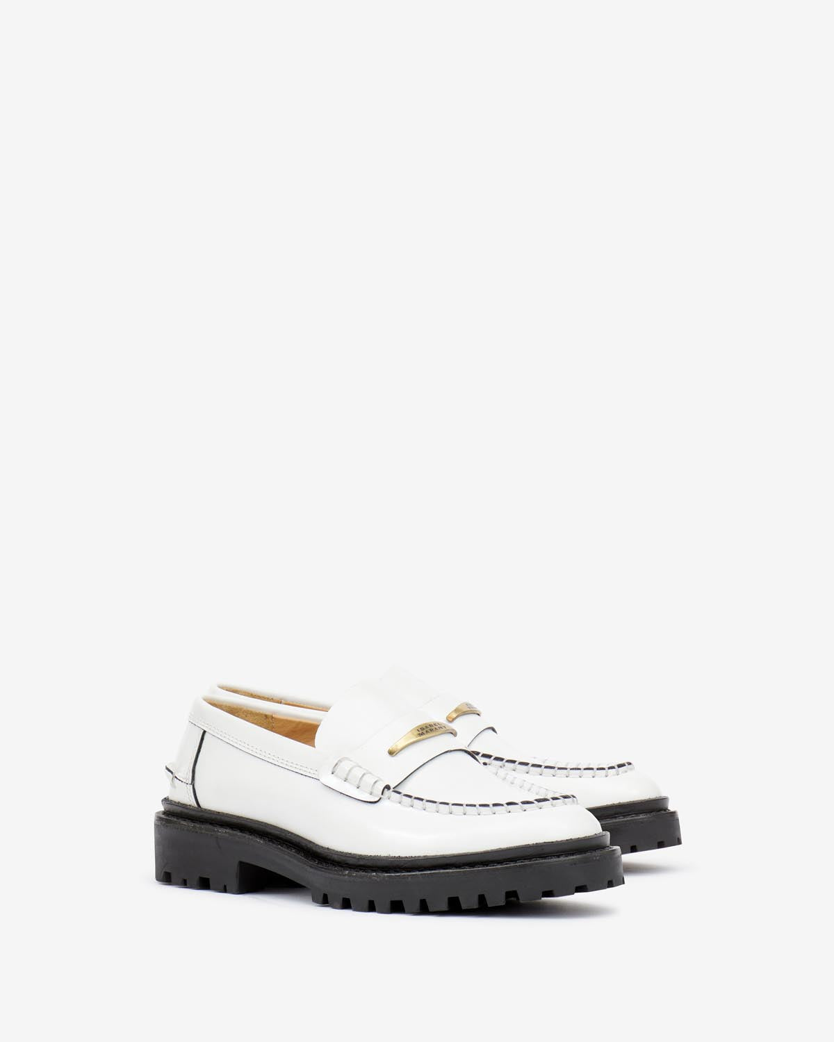 Frezza leather loafer - White - Woman - 8