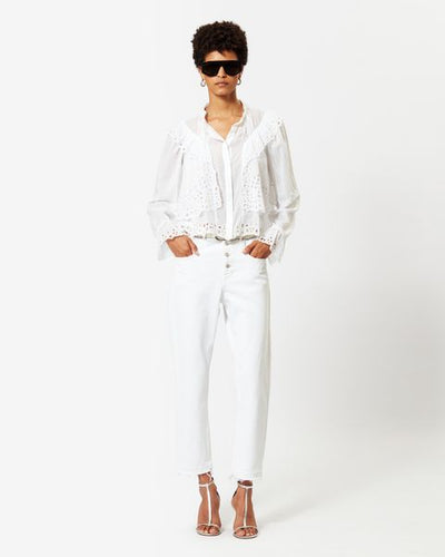 Belden regular jeans - 白 - Woman - 1