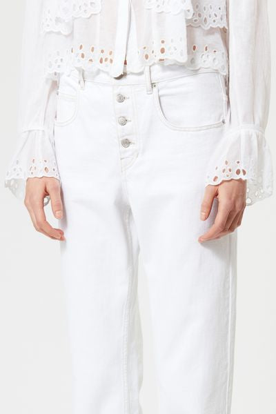 Belden regular jeans - 白 - Woman - 7