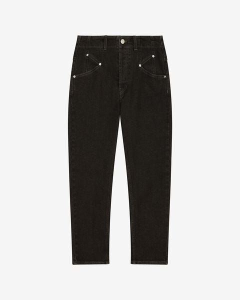 Pantalon niliane Woman Nero lavato 1