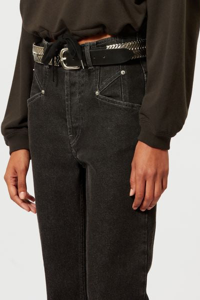 Pantalon niliane - ウォッシュドブラック - Woman - 4