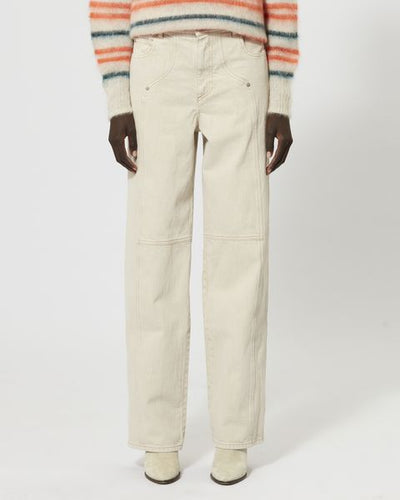 Dilda gonna in cotone - Ecru - Woman - 3