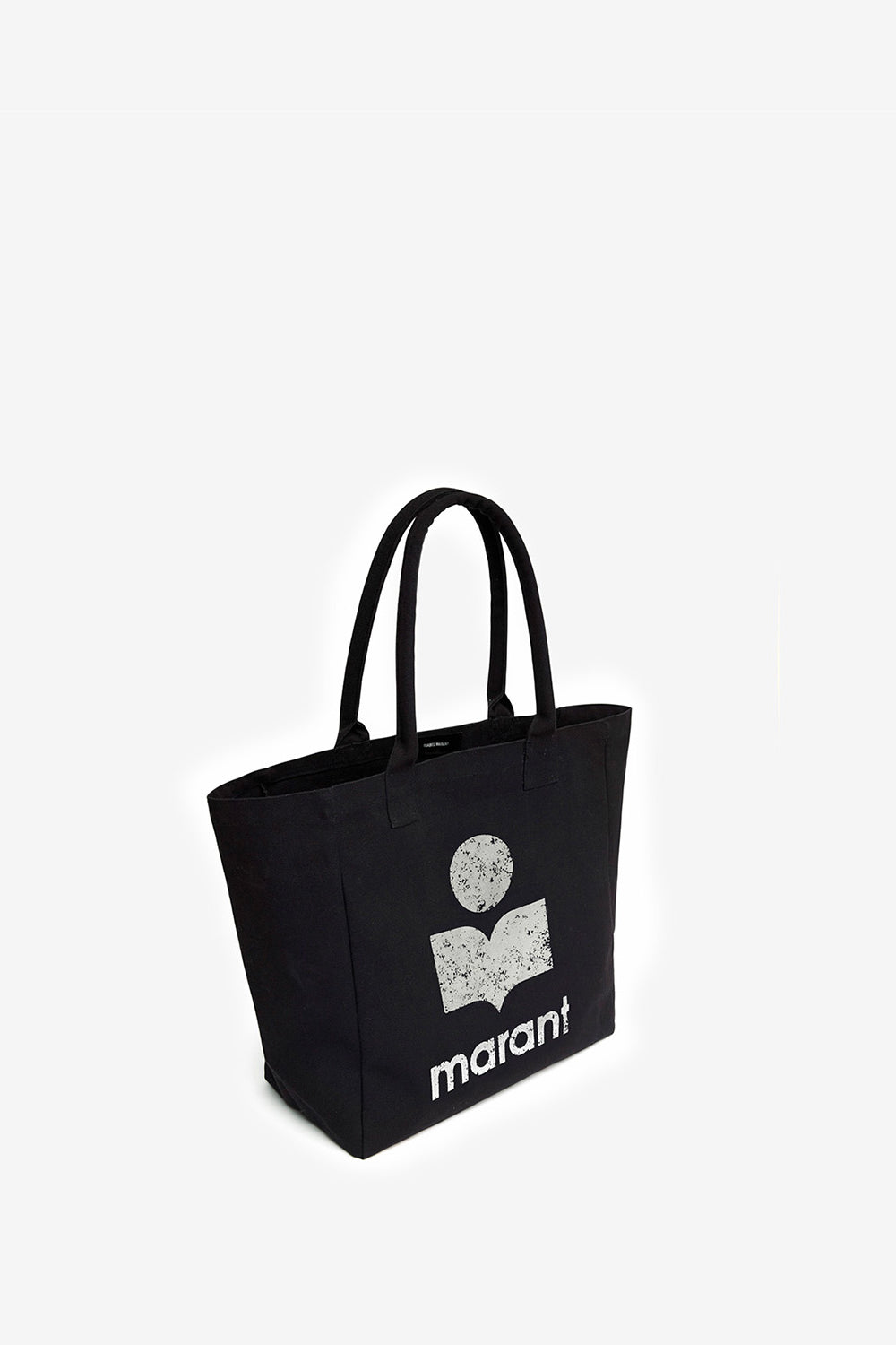 Borsa tote yenky in tela con ricamo - Nero - Woman - 4