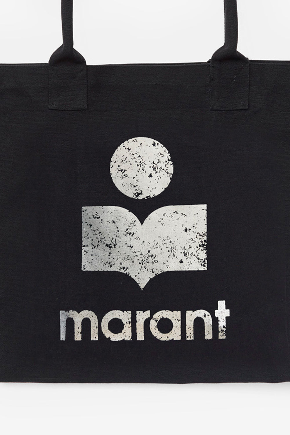 Borsa tote yenky in tela con ricamo - Nero - Woman - 3