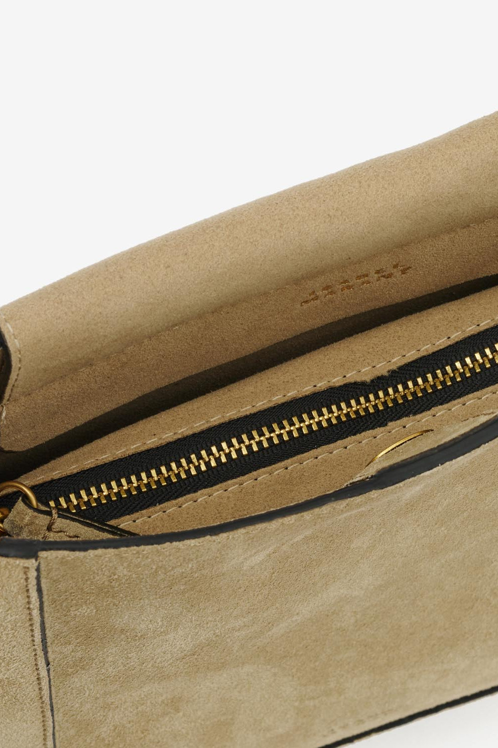 Sac hobo en cuir clouté oskan - Sable - Woman - 7