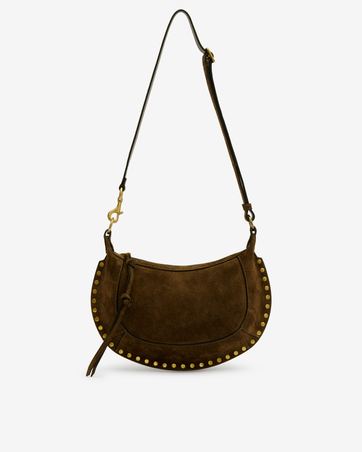 Bolso de mano baguette oskan moon en piel de becerro de ante - Bronce - Woman - 7