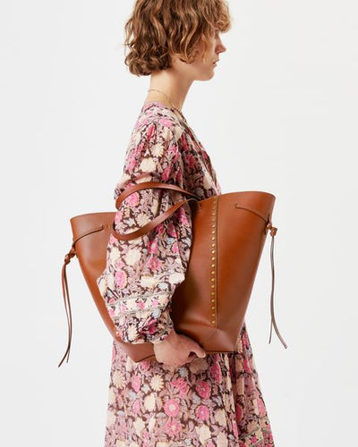 Tote bag oskan aus leder - Cognac - Woman - 4