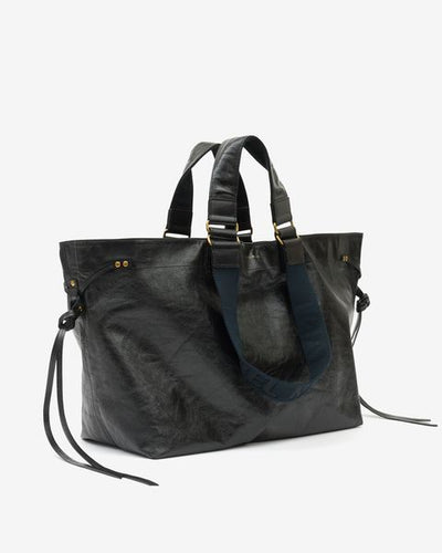 Sac cabas grand modèle en cuir souple wardy - Noir - Woman - 10