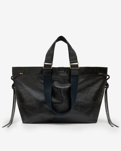 Sac cabas grand modèle en cuir souple wardy - Noir - Woman - 2