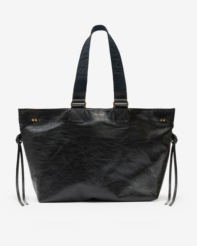 Sac cabas grand modèle en cuir souple wardy - Noir - Woman - 12