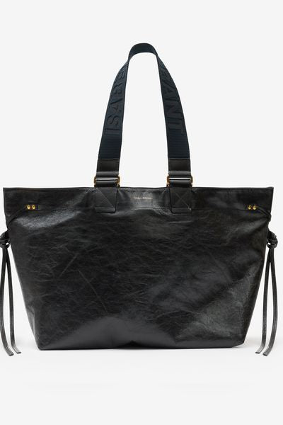 Wardy スムースレザー トートバッグ ラージ - 黒 - Woman - 12