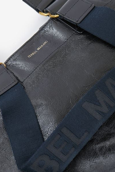 Wardy スムースレザー トートバッグ ラージ - 黒 - Woman - 8