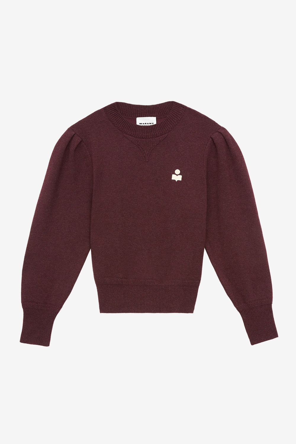 Pull kelaya en maille mélangée fine - Bordeaux - Woman - 1