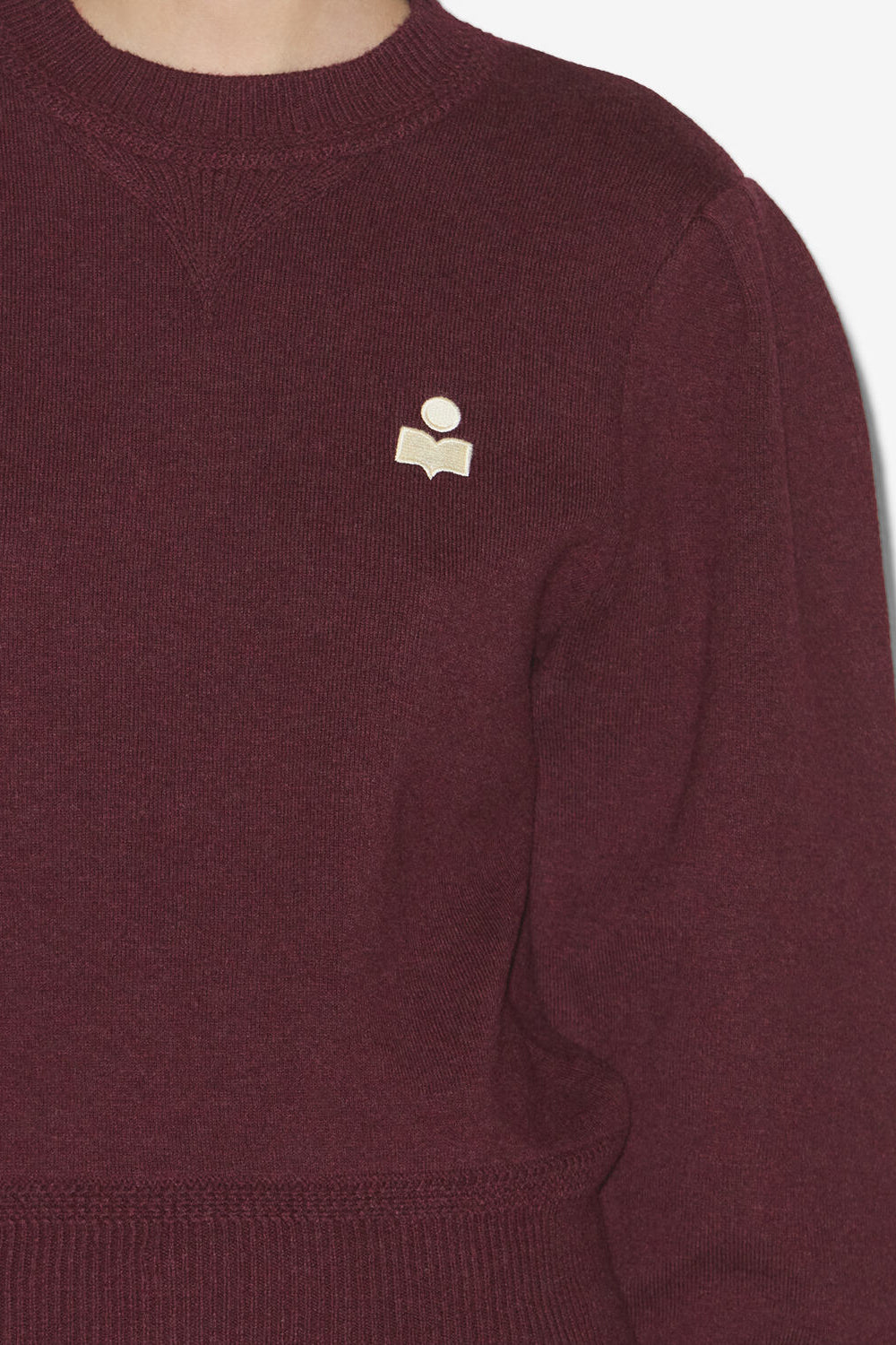 Pull kelaya en maille mélangée fine - Bordeaux - Woman - 3
