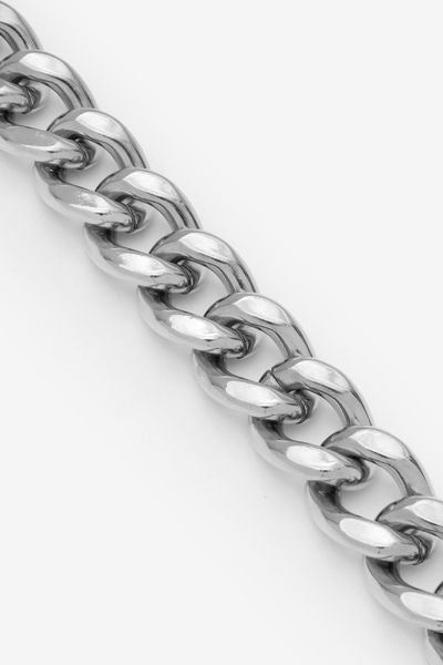 Ras du cou links chaîne oversized  - Argent - Woman - 4