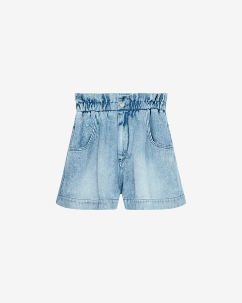 Titea shorts in denim Woman Azzurro 1